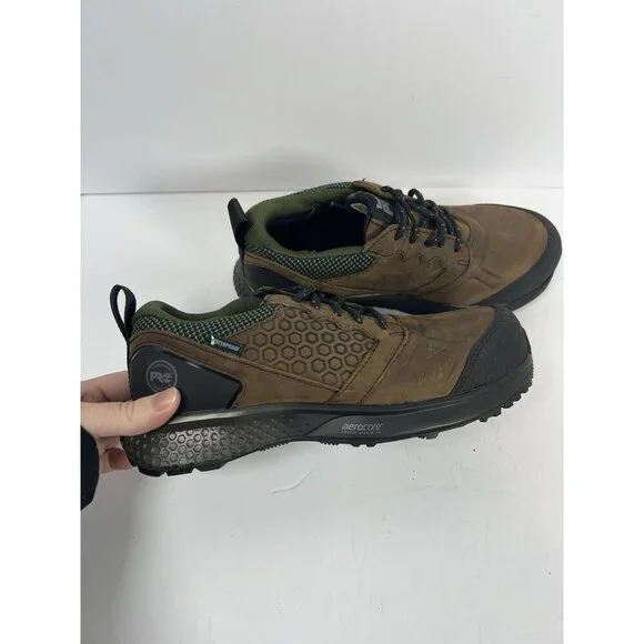 Timberland PRO Reaxion Composite Safety Toe brown sneaker NEW Men's 7M Women’s 9 - Picture 3 of 6